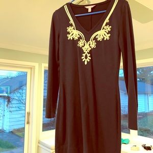 Lilly Pulitzer Daylin Navy French Terry Dress